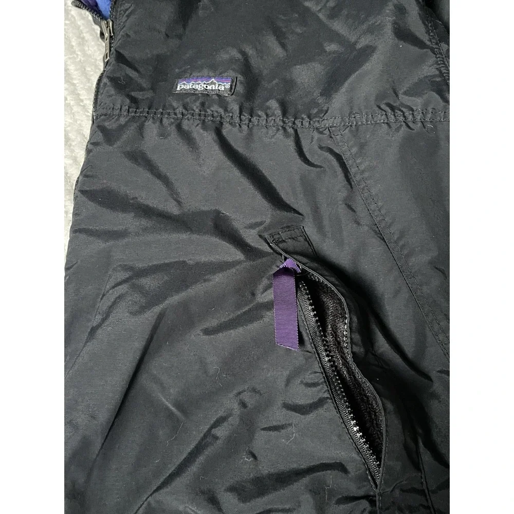 Patagonia 90's Synchilla Fleece Jacket Charcoal Blue Size L Used